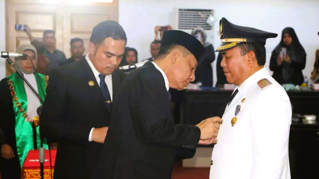 Pelantikan Bupati Pidie Jaya Dr. H. Said Mulyadi, SE, M.Si Oleh Pj. Gubernur Dalam Sisa Jabatan 2019-2024